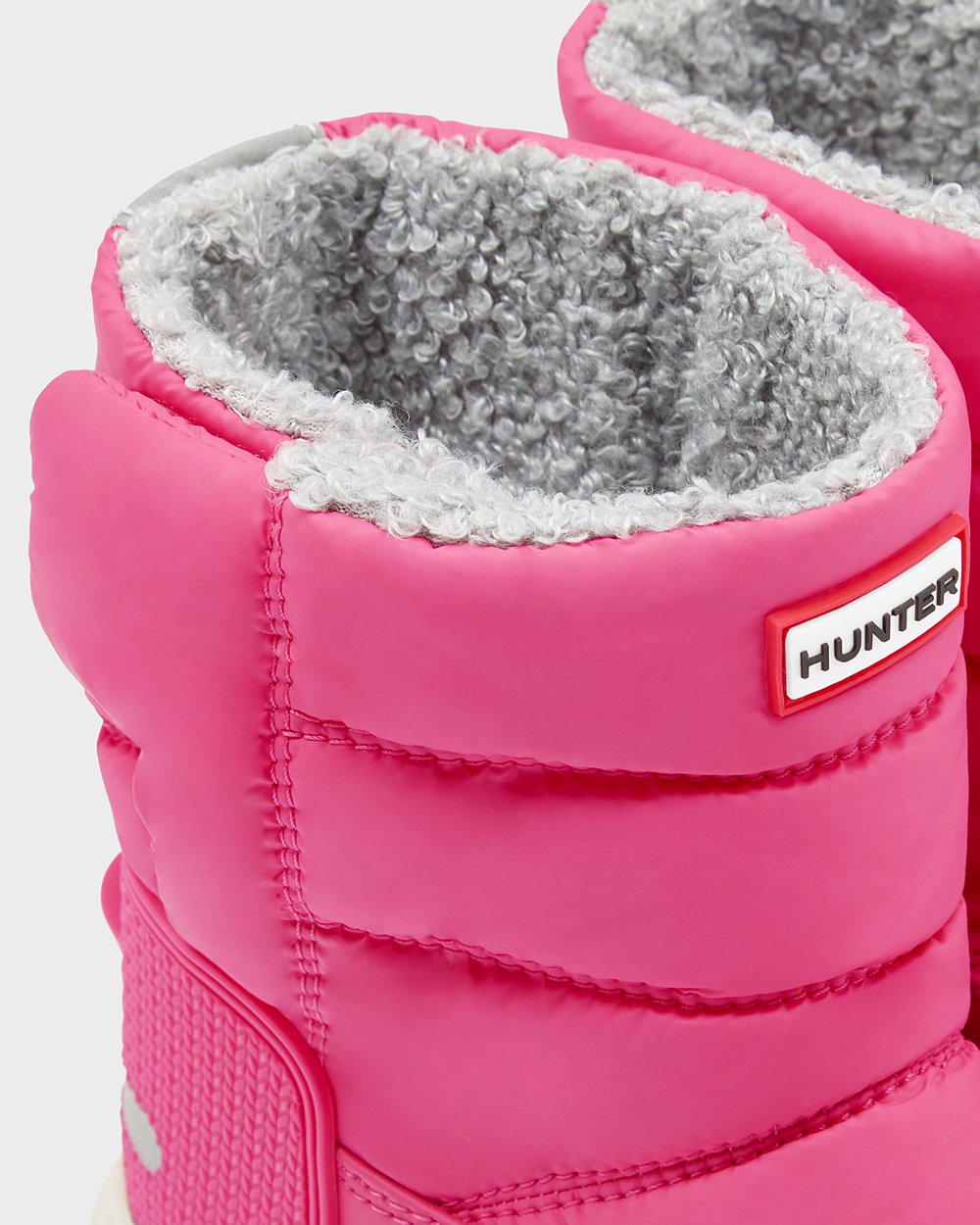 Kids Snow Boots - Hunter Original Big Insulated (90WNDYZJM) - Light Pink